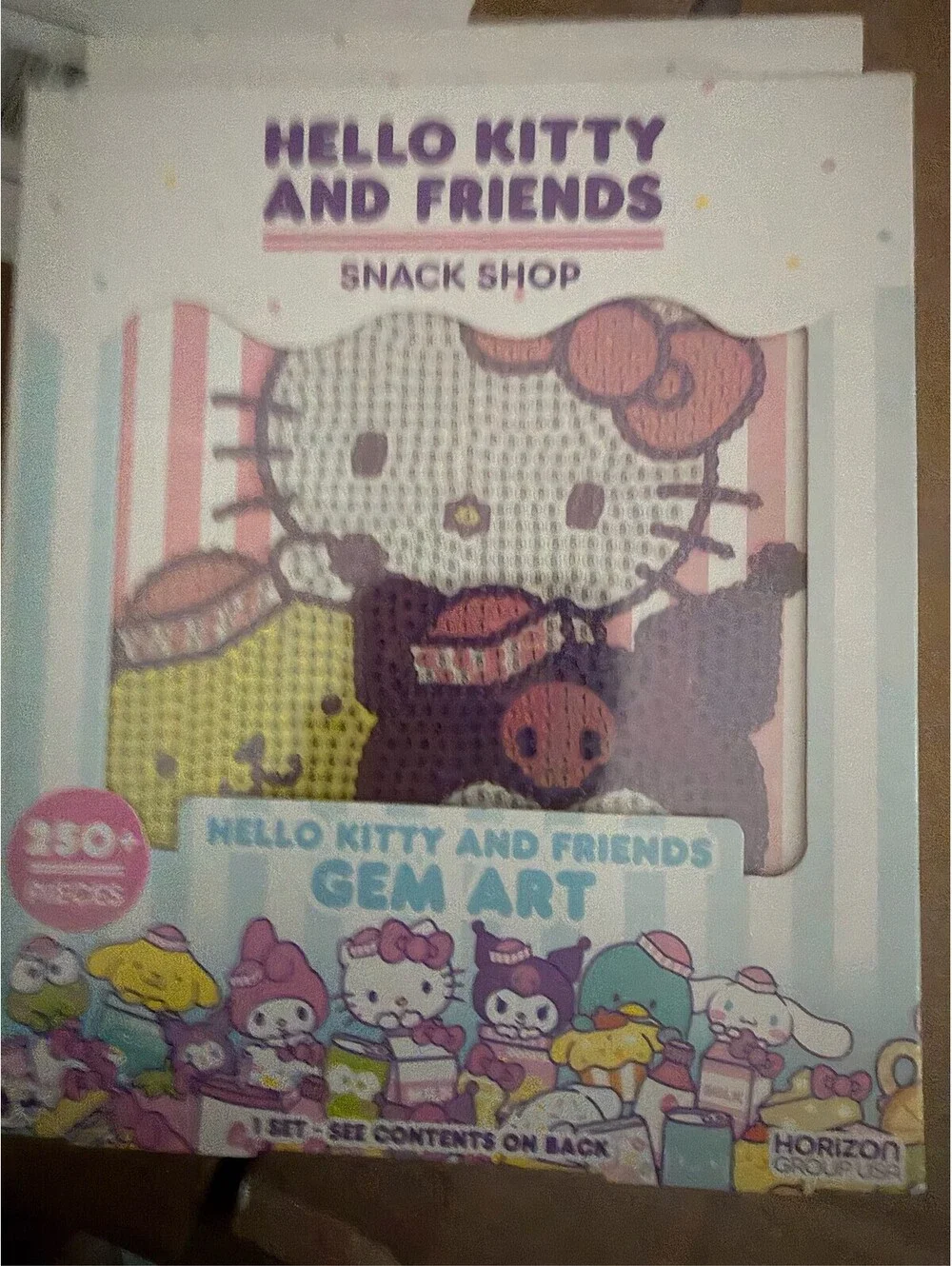 Hello Kitty and Friends Snack Shop Gem Art Kit 250+ Pcs
